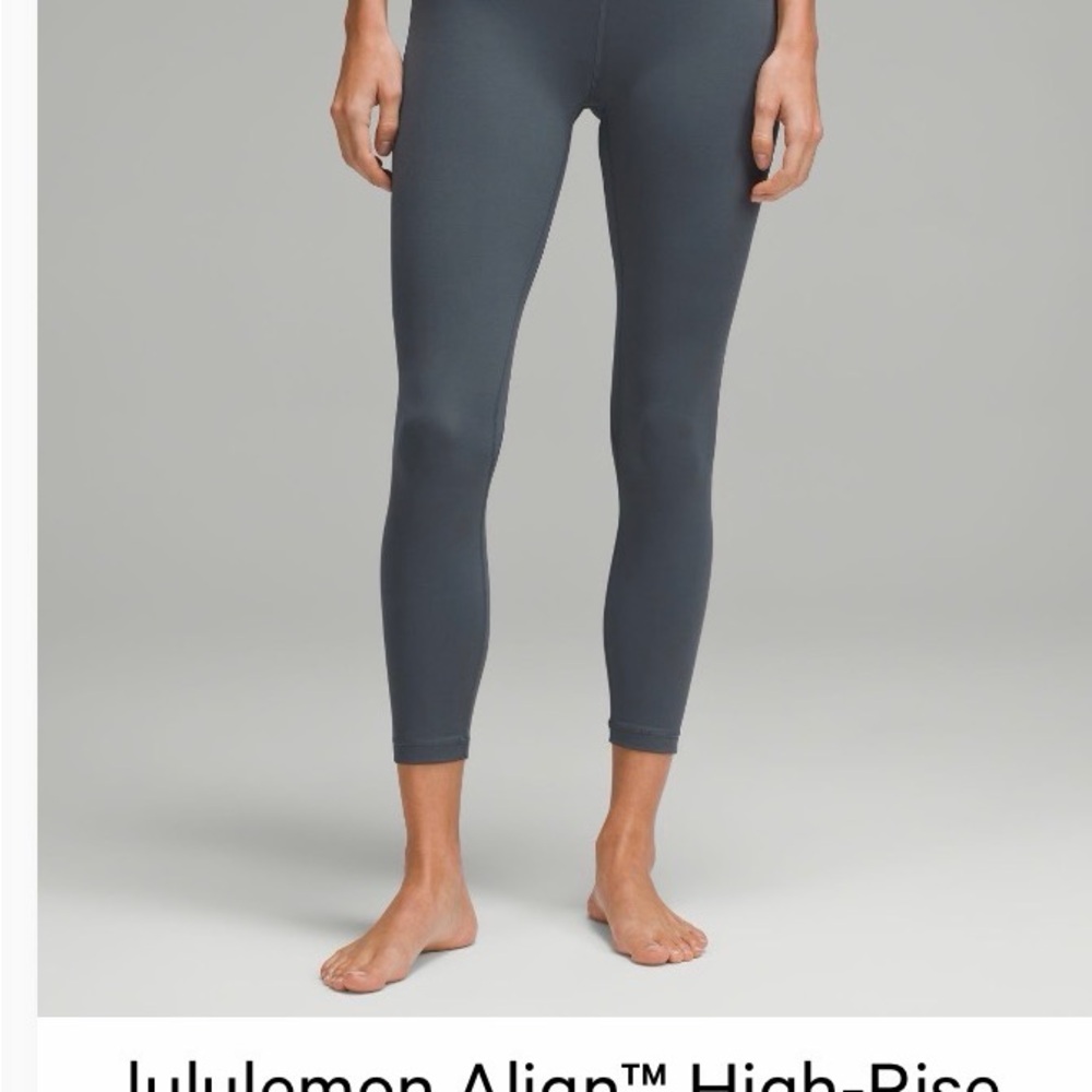 lululemon athletica Align High-Rise Ankle Leggings — Slate